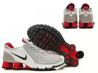 nike hommes chaussures shox turbo 10 gris noir rouge size 41-46 eur